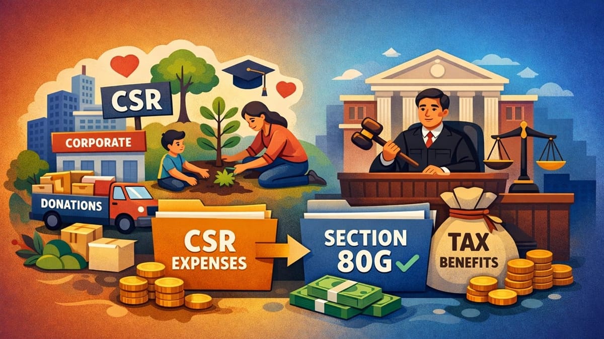 CSR Donations to Registered Trusts Eligible for Section 80G Deduction: ITAT