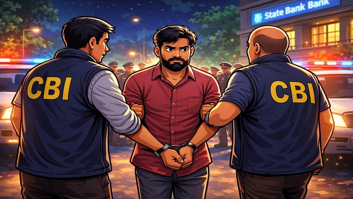 Absconding Loan Fraud Accused Held by CBI in Chennai After Years of Searching