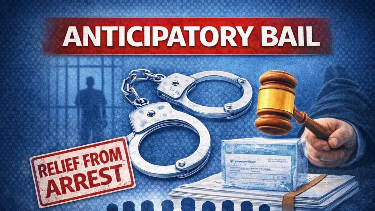 High Court Refers Anticipatory Bail Maintainability Issue to Larger Bench