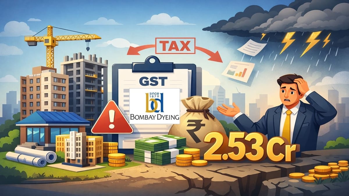GST Notice: Bombay Dyeing Slapped with Tax, Interest and Penalty for FY2019-20