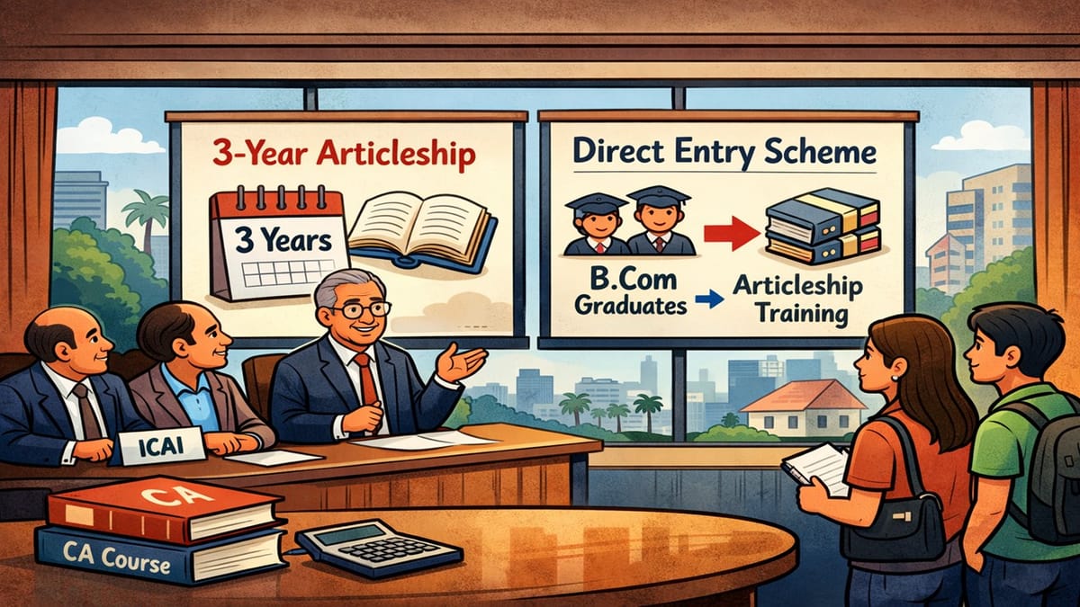 CA Gives Suggestions to Bring Back Three-Year Articleship