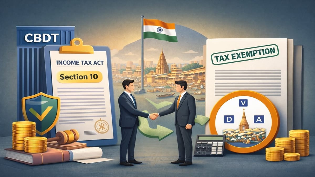 CBDT Grants Tax Exemption to Varanasi Development Authority Under Section 10 of Income-tax Act