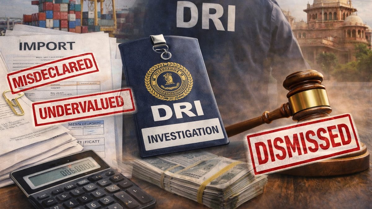 HC Dismisses Petition to Halt DRI Investigation Over Misdeclared Import Values