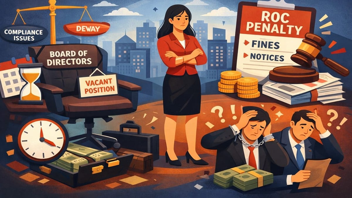 Delay in Appointing Woman Director Leads to Company and Directors Facing ROC Penalty