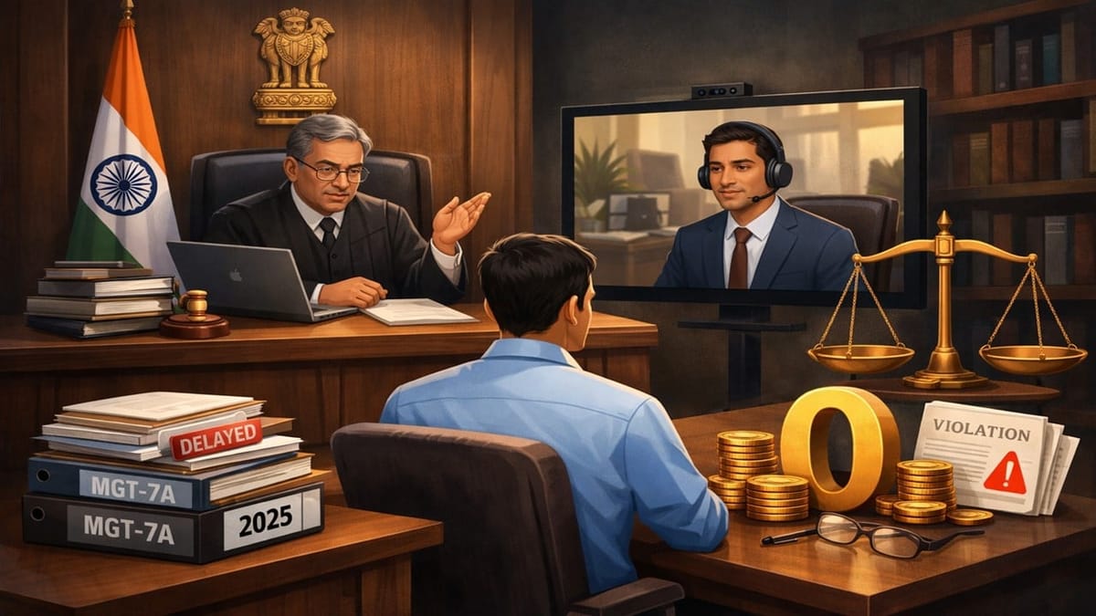 Delay in Filing MGT-7A: ROC Chennai Grants Relief with Zero Penalty