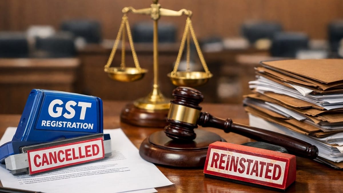 GST Registration Cancellation Set Aside For Lack Of Proper Hearing Opportunity