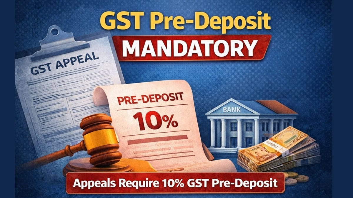 High Court Directs GSTAT Appeal Filing With Mandatory Pre-Deposit Compliance