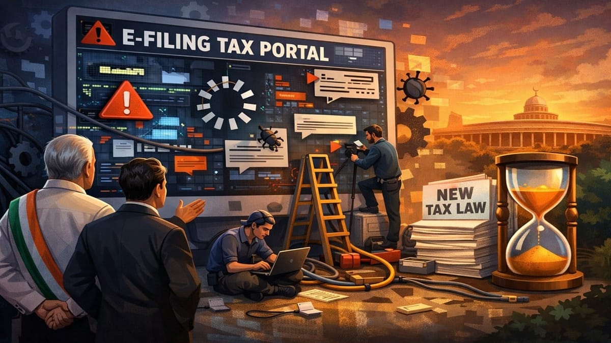 Govt Told to Ensure Glitch-Free IT Portal Before New Tax Law Implementation
