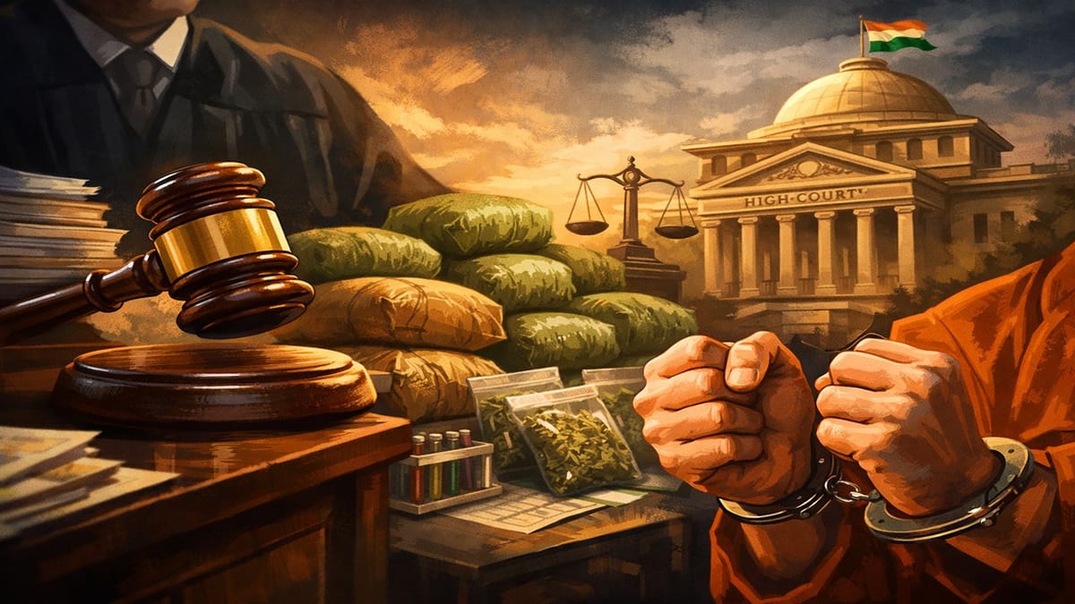 HC Affirms 10-Year Sentence for Ganja Smuggling Despite Procedural Irregularities in Sampling