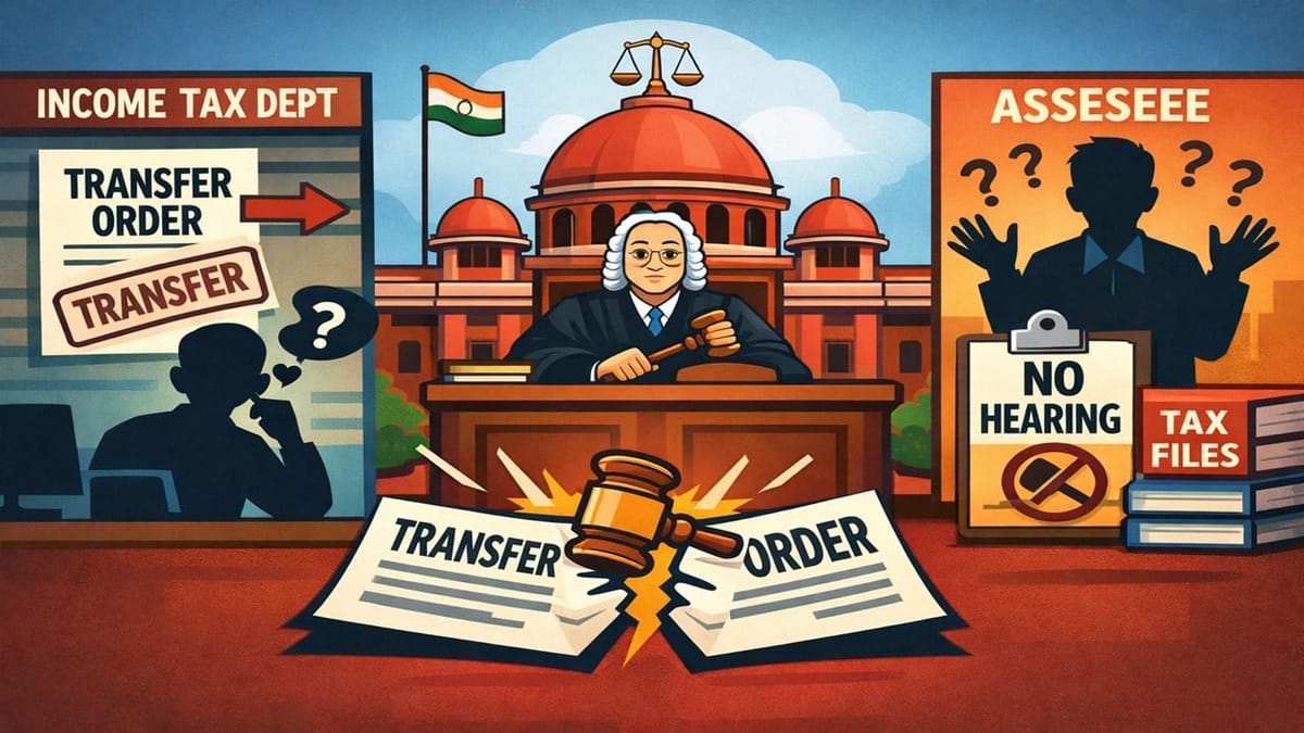 Income Tax: HC Quashes Transfer Order Passed Without Hearing Assessee Under Section 127