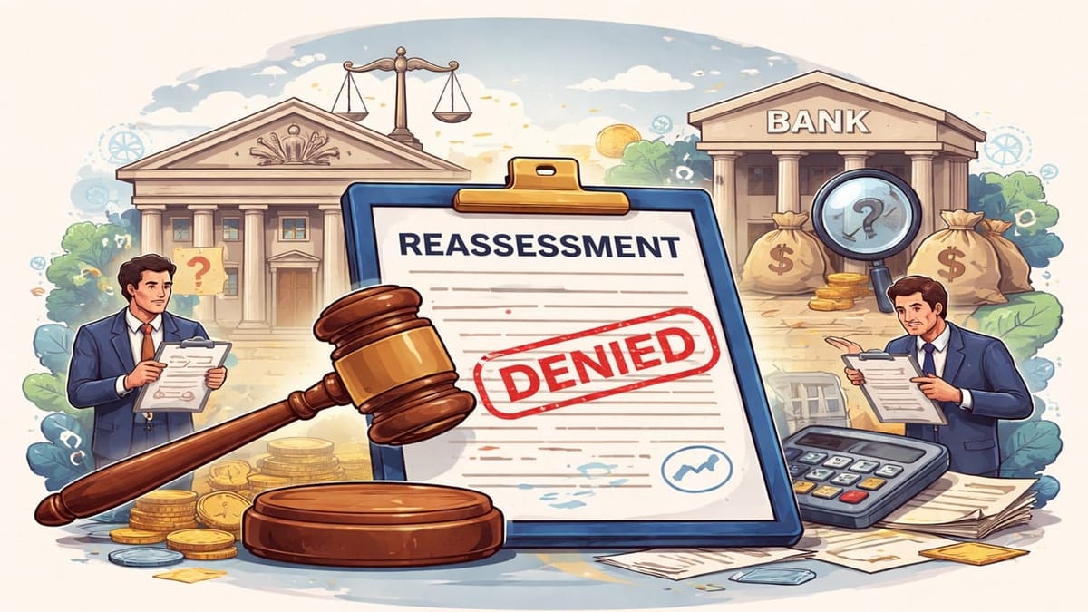 HC Strikes Down Reassessment Based on Lack of Bank Clarification