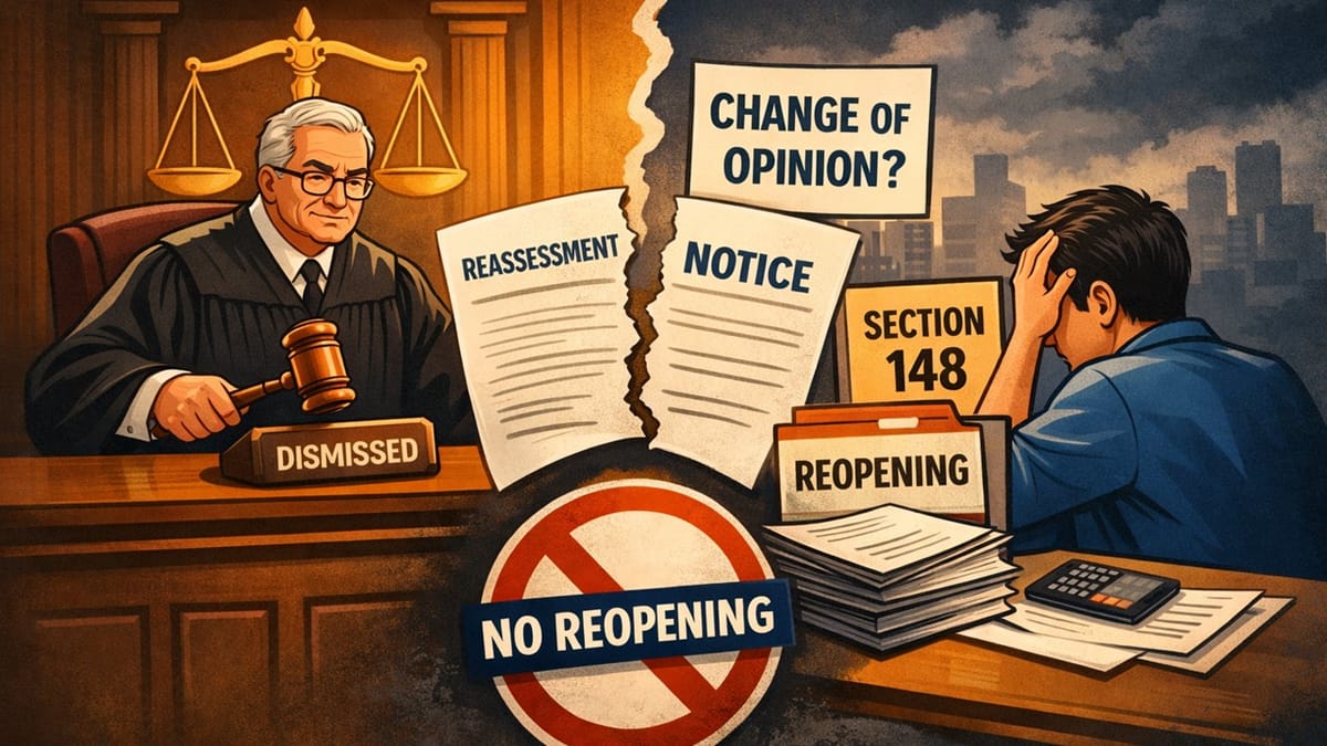 HC Strikes Down Reassessment as AO Revisits Same Material Without New Evidence