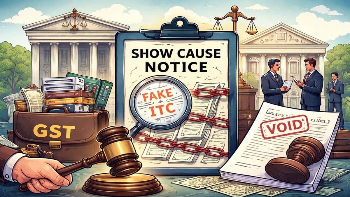 HC Upholds GST Show Cause Notice Alleging Fake ITC Chain; Quashes Order for No Hearing