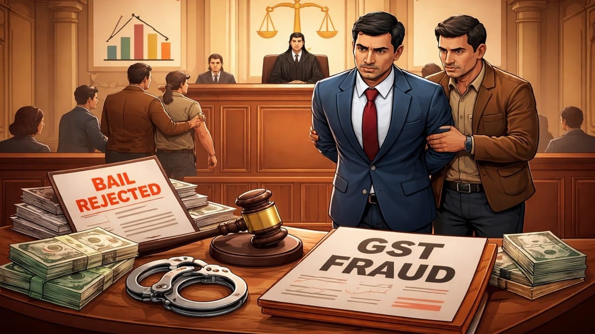 GST: High Court Rejects Bail for Raipur Businessman in Alleged ITC Fraud