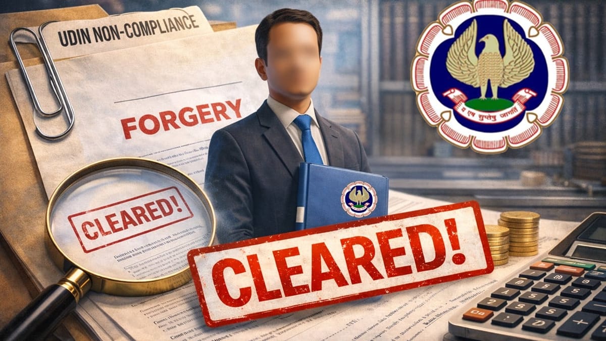 ICAI Disciplinary Committee Clears CA in Forgery and UDIN Non-Compliance Case