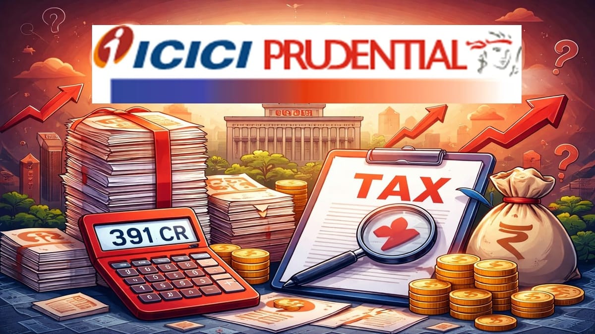 ICICI Prudential Faces Rs 391 Crore Income Tax Demand Over Several Issues