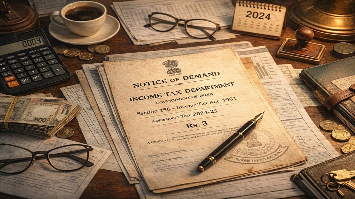 Income Tax Department Sends Rs 3 Income Tax Demand Notice; Netizens Go Gaga on Social Media