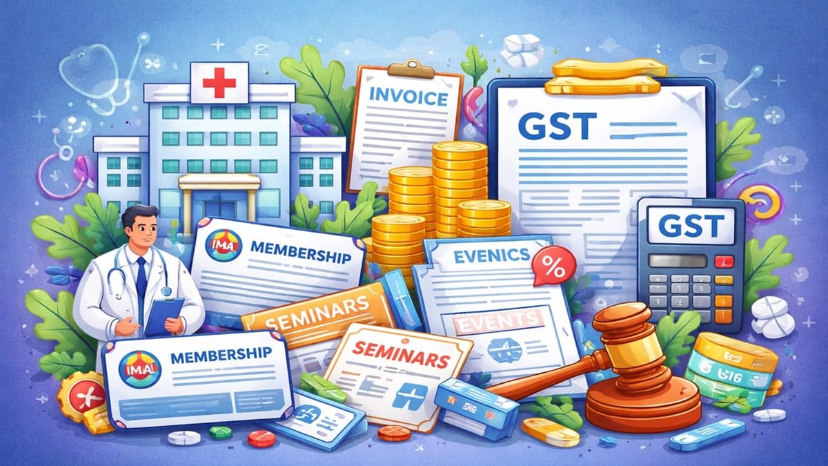 Indian Medical Association Activities Treated as Business and Supply Under GST: AAR