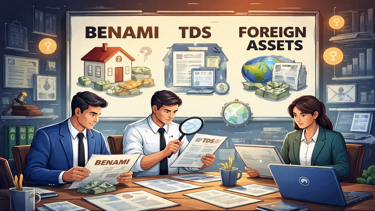 ITD issues new Instructions for Income Tax Officers on Benami, TDS, and Foreign Asset Cases