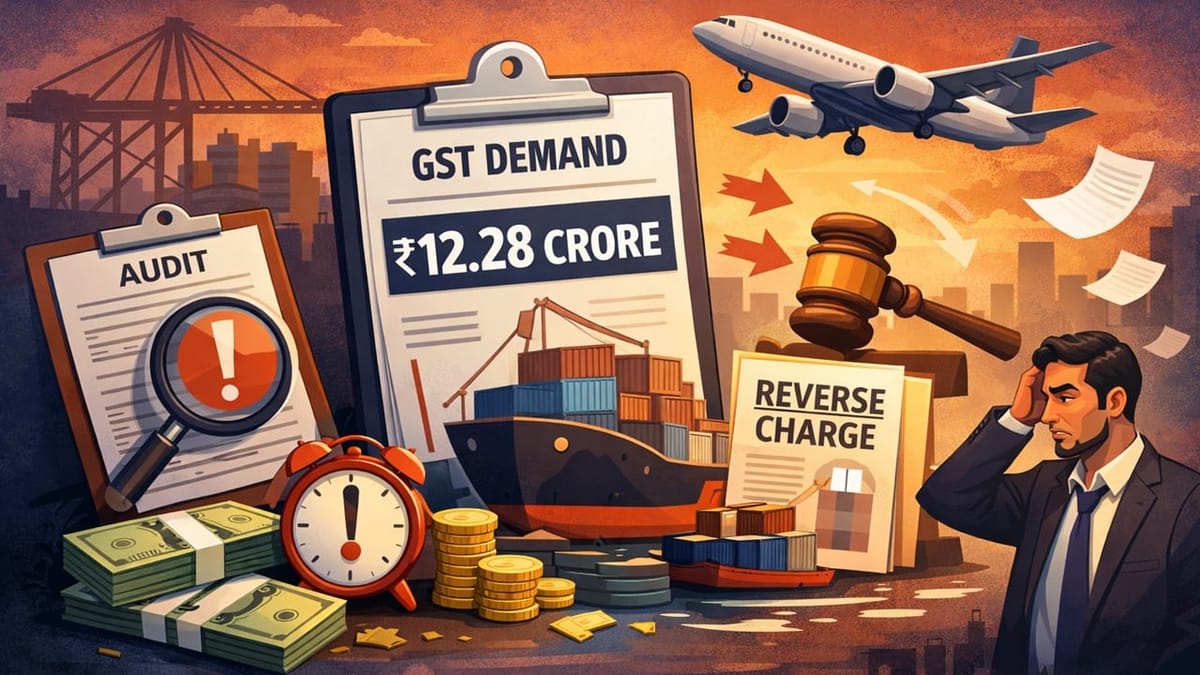 Orchasp Limited Faces Rs 12.28 Crore GST Demand Over Non-Payment of GST on Services Import