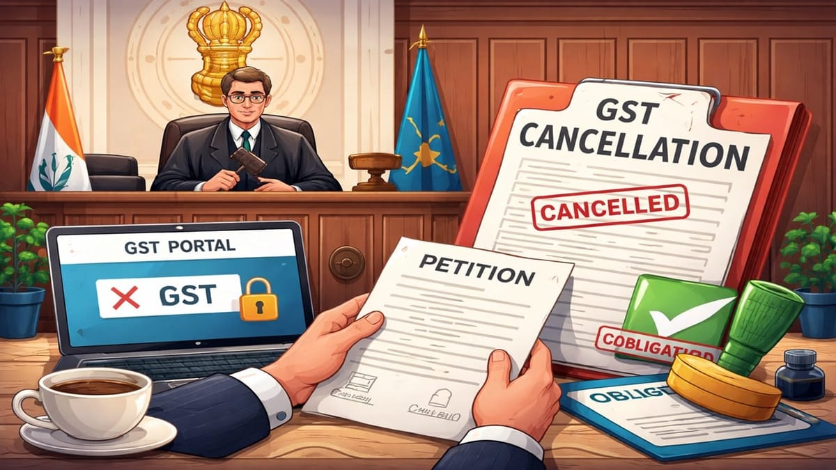 Petitioner Not Obligated to Check GST Portal After Cancellation of Registration: High Court