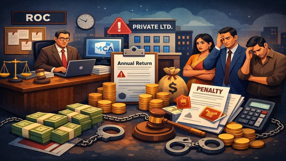 ROC Patna Imposes Penalty for Non-Filing of FY22 Annual Return