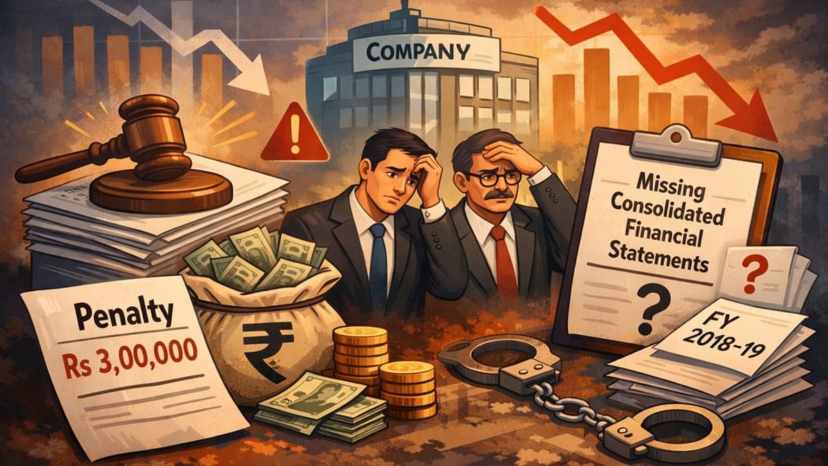 ROC Slaps Penalty on Company and Directors for Failure to File Consolidated Financial Statements