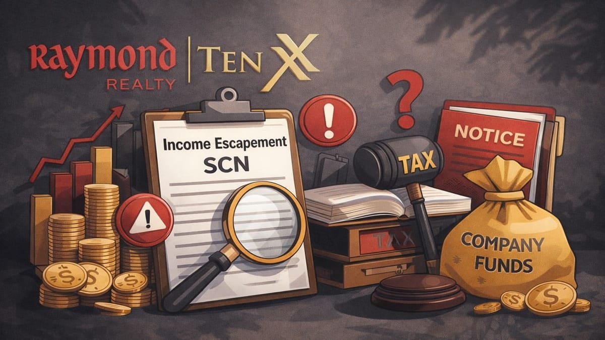 Raymond Reality’s Subsidiary Receives SCN Alleging Income Escapement