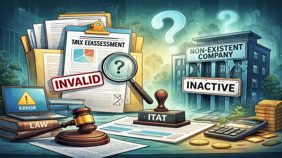Reassessment Proceeding Initiated Against Non-existent Company is Invalid: ITAT Delhi