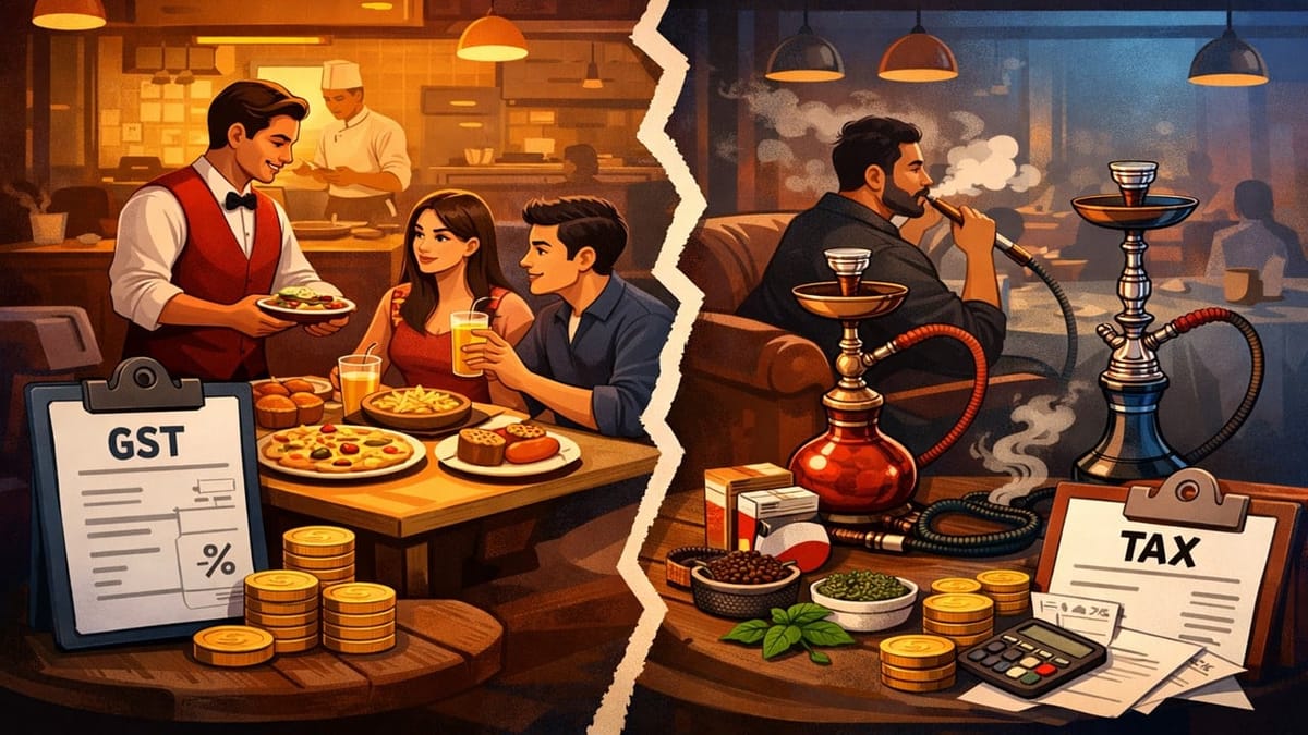 Restaurants Must Charge Separate GST for Hookah even if served with food, Rules West Bengal AAR