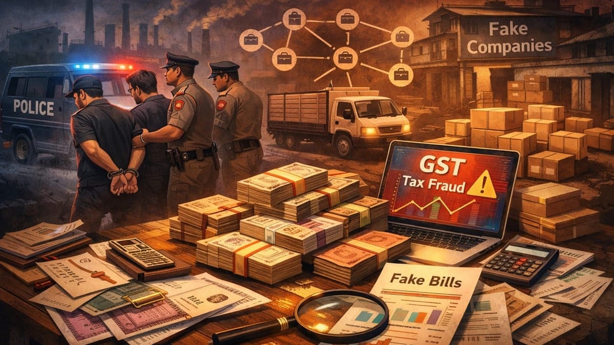 Rs 6.81 Crore GST Evasion Case Busted: Two Key Accused from Bengal and Bihar Arrested