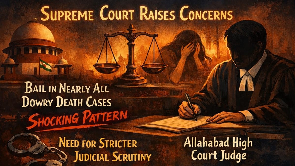 Allahabad HC Judge requests Chief Justice not to assign him bail matters following Supreme Court’s Criticism