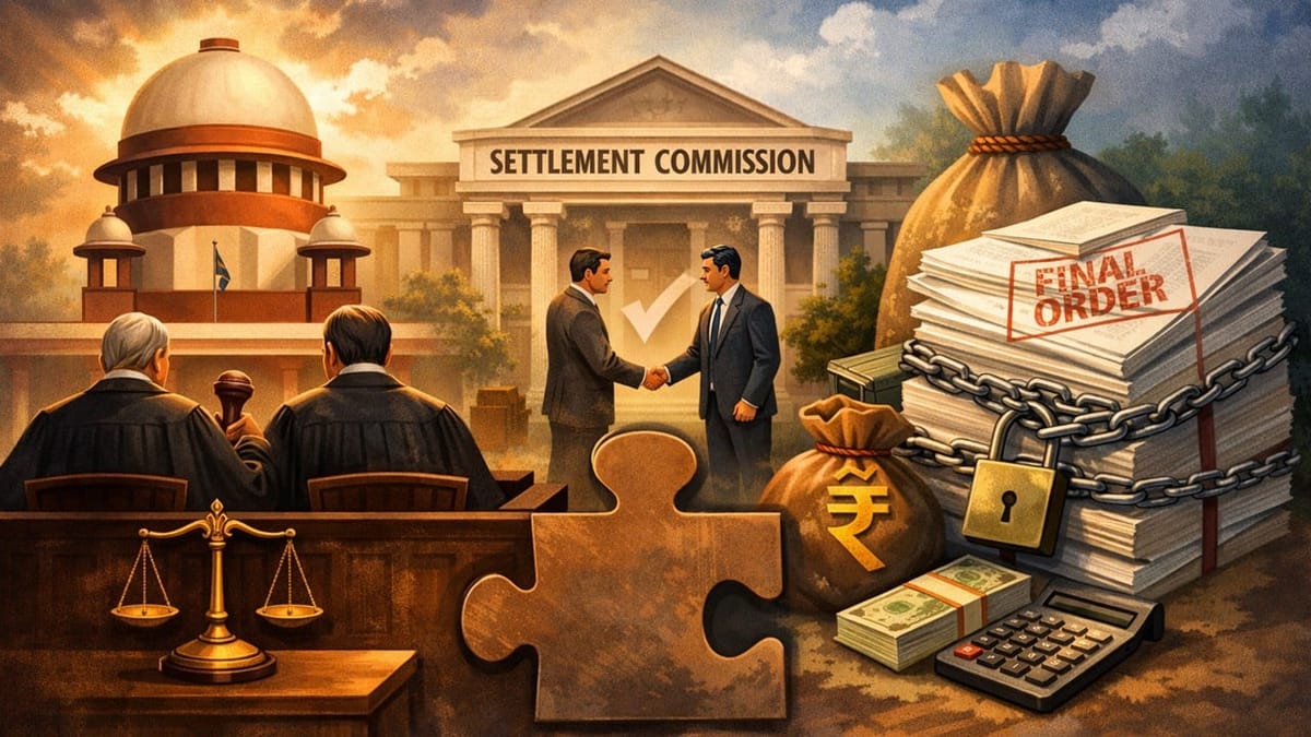 SC Upholds Finality of Settlement Commission Orders in Tax Matters
