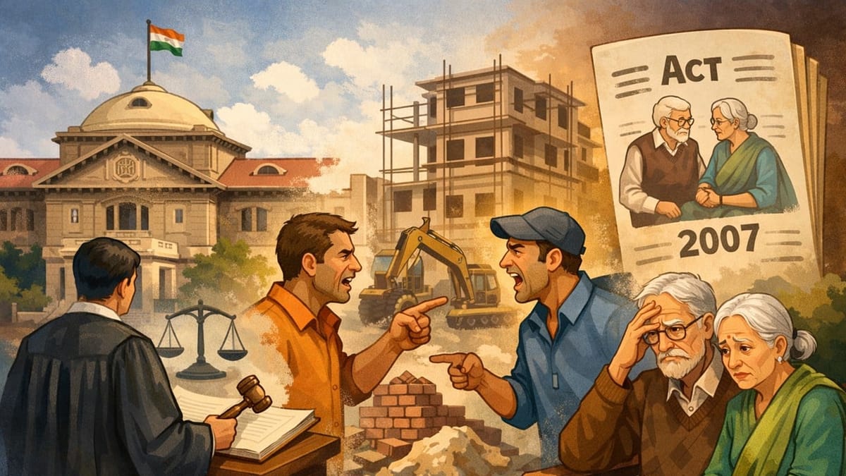 Senior Citizen Protection Law Cannot Be Used for Neighbour Property Conflicts: HC Clarifies