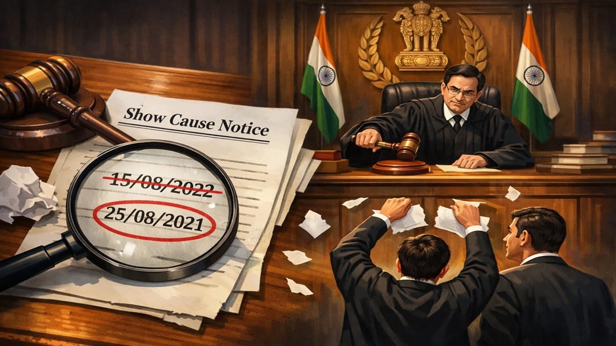 Show Cause Notice Quashed After Date Discrepancy Found by Allahabad High Court