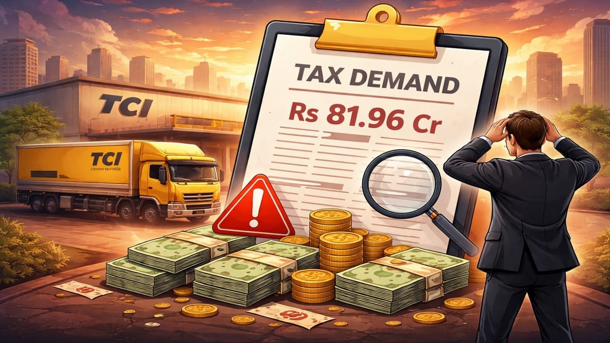 TCI Limited Receives Rs 81.96 Crore Tax Demand, Plans Legal Challenge