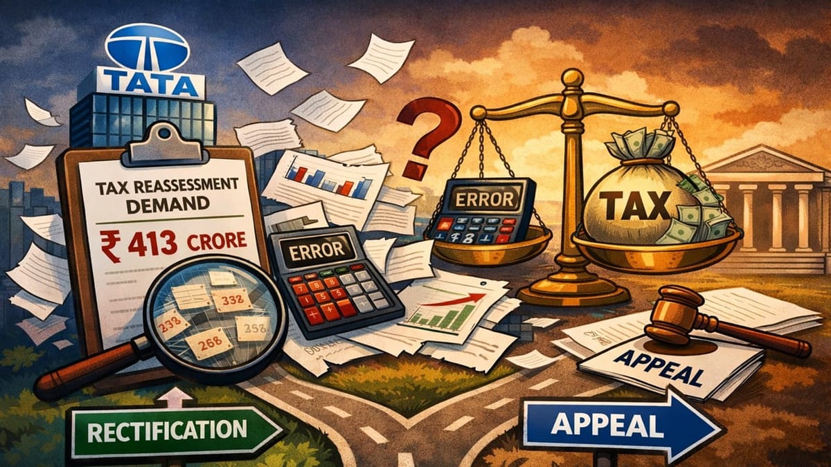 Tata Capital Flags Rs 413 Cr Income Tax Demand as Erroneous, Plans Appeal with Strong Confidence of Relief