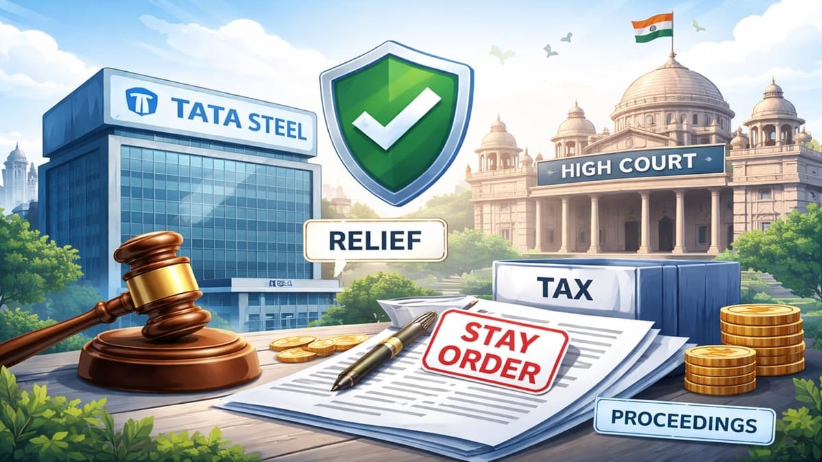 High Court Grants Temporary Stay on Rs. 1131 Cr GST Demand on Tata Steel