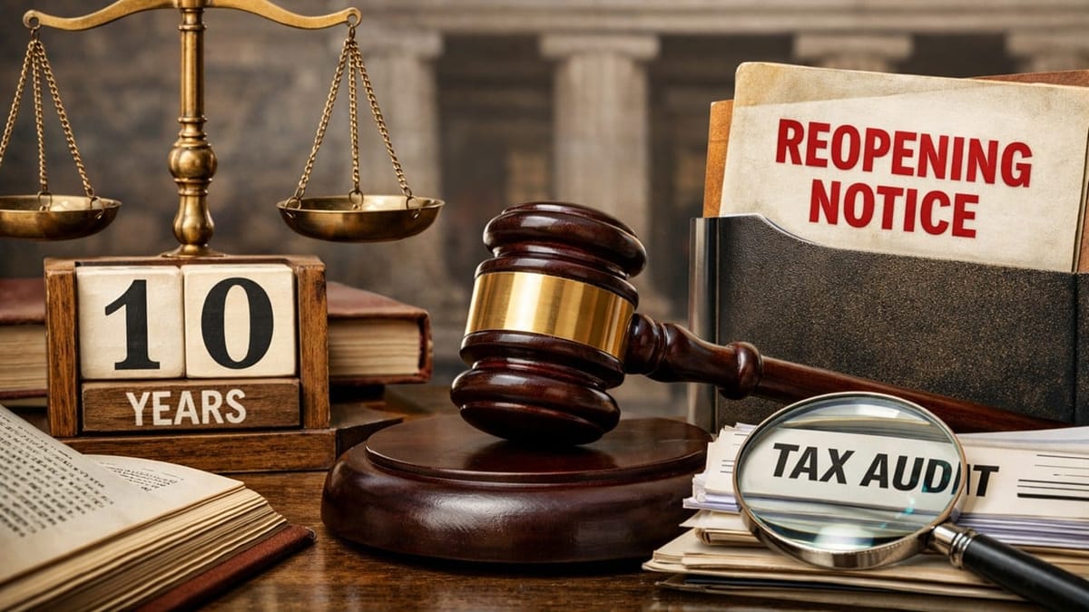 High Court Quashes Reopening Notice Issued Beyond 10-Year Limitation in Search Assessment Case