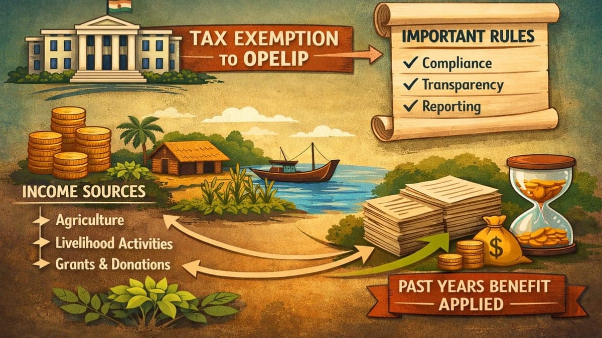 CBDT Grants Conditional Income Tax Exemption To Odisha PVTG Empowerment