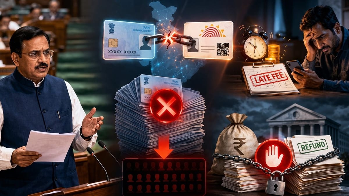 Pankaj Choudhary: 9.25 Crore Pan Inactive Due To Lack Of Pan-Aadhaar Link, Rs 2,338 Crore Late Fee Recovery