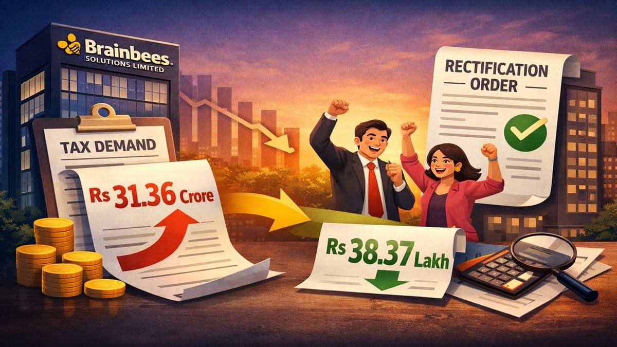 Brainbees Solutions Limited Gets Major Relief As Tax Demand Slashed After Rectification Order For AY 2022-23