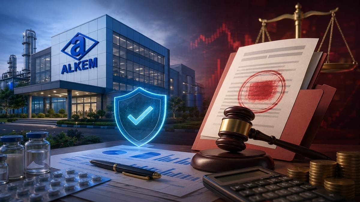 Alkem Laboratories Receives Rs 333.38 Crore Tax Demand for AY 2023-24, Plans to Appeal