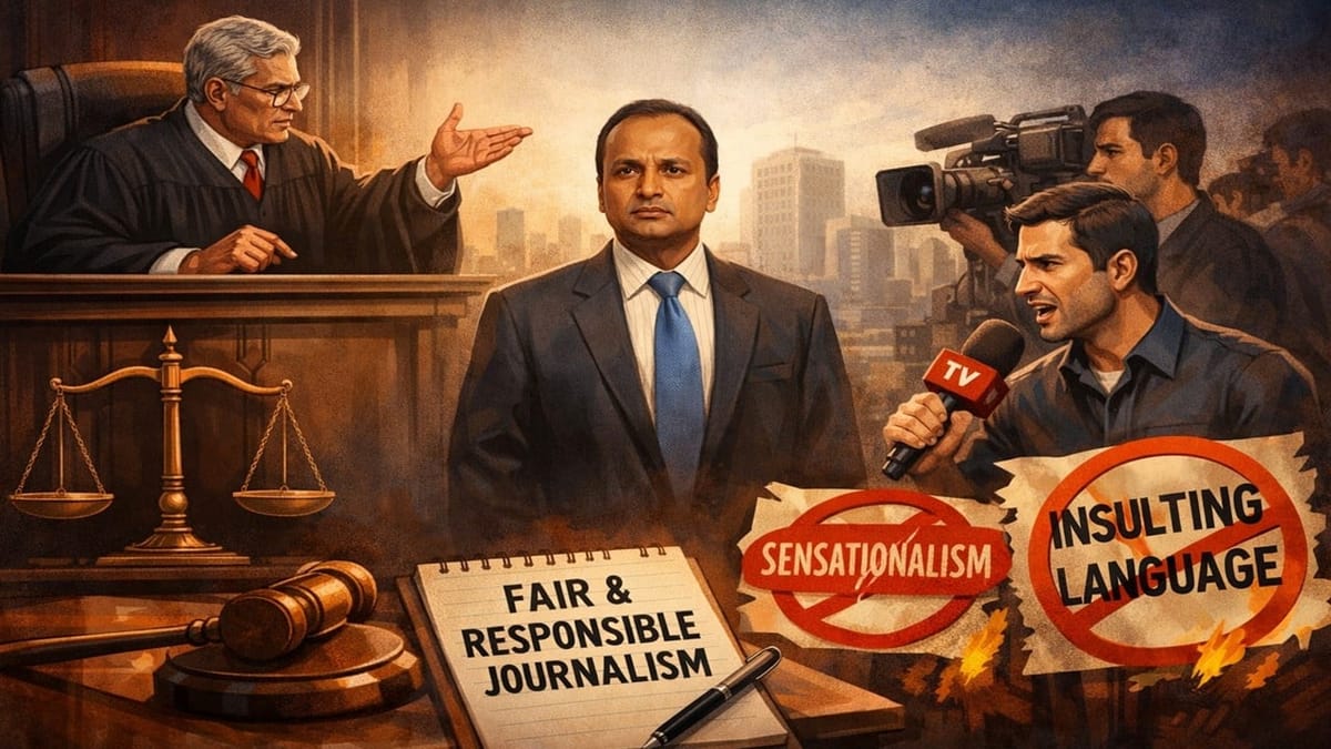 Bombay High Court Cautions Republic TV Against Defamatory and Sensationalised Reporting in Anil Ambani Coverage