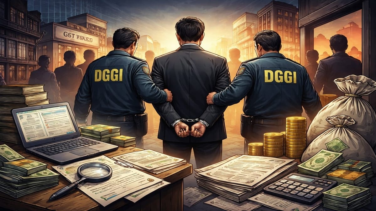 DGGI Uncovers Rs 63 Crore GST Fraud in Delhi; Company Director Arrested