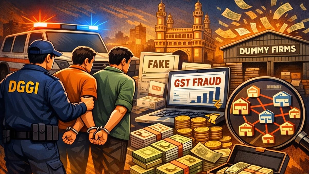 DGGI Big Action: GST Fraud of Rs 273 Crore Exposed in Hyderabad, 2 People Arrested 