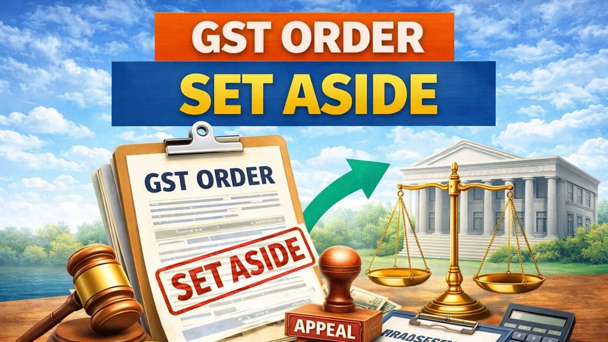 High Court Sets Aside GST Order for Denial of Meaningful Hearing