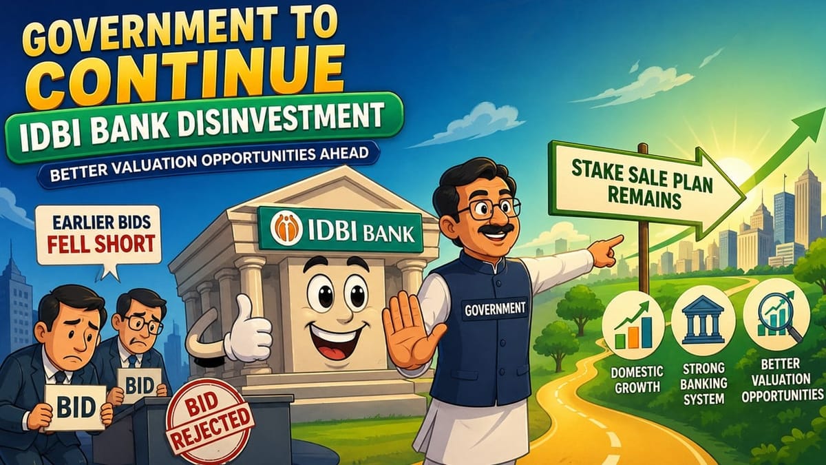 Nirmala Sitharaman Confirms IDBI Bank Privatisation to Continue Despite Failed Bids