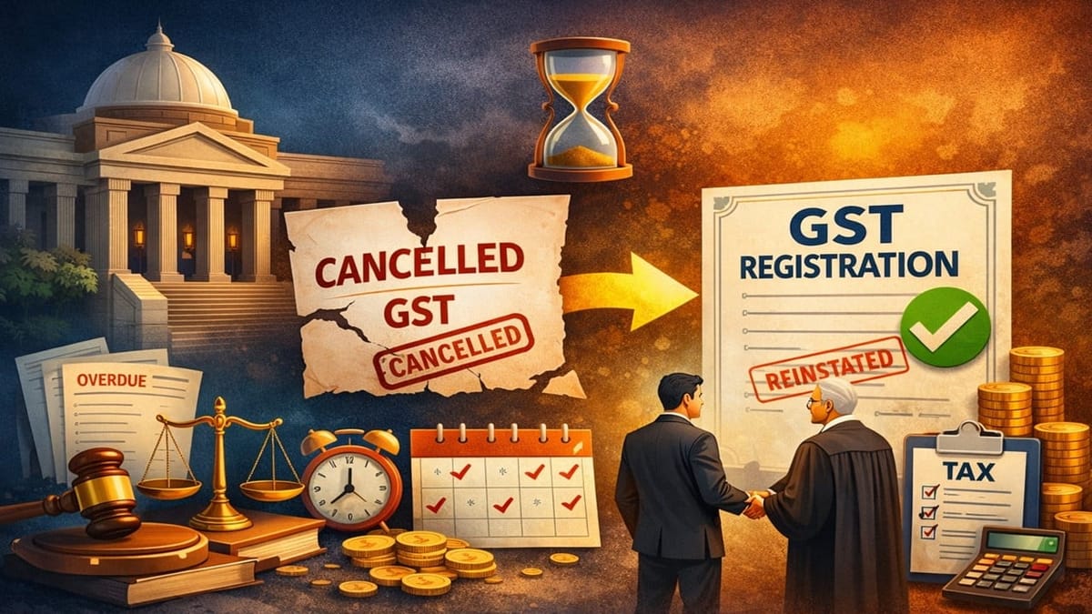 High Court orders restoration of GST Number as pending returns filed by Taxpayer