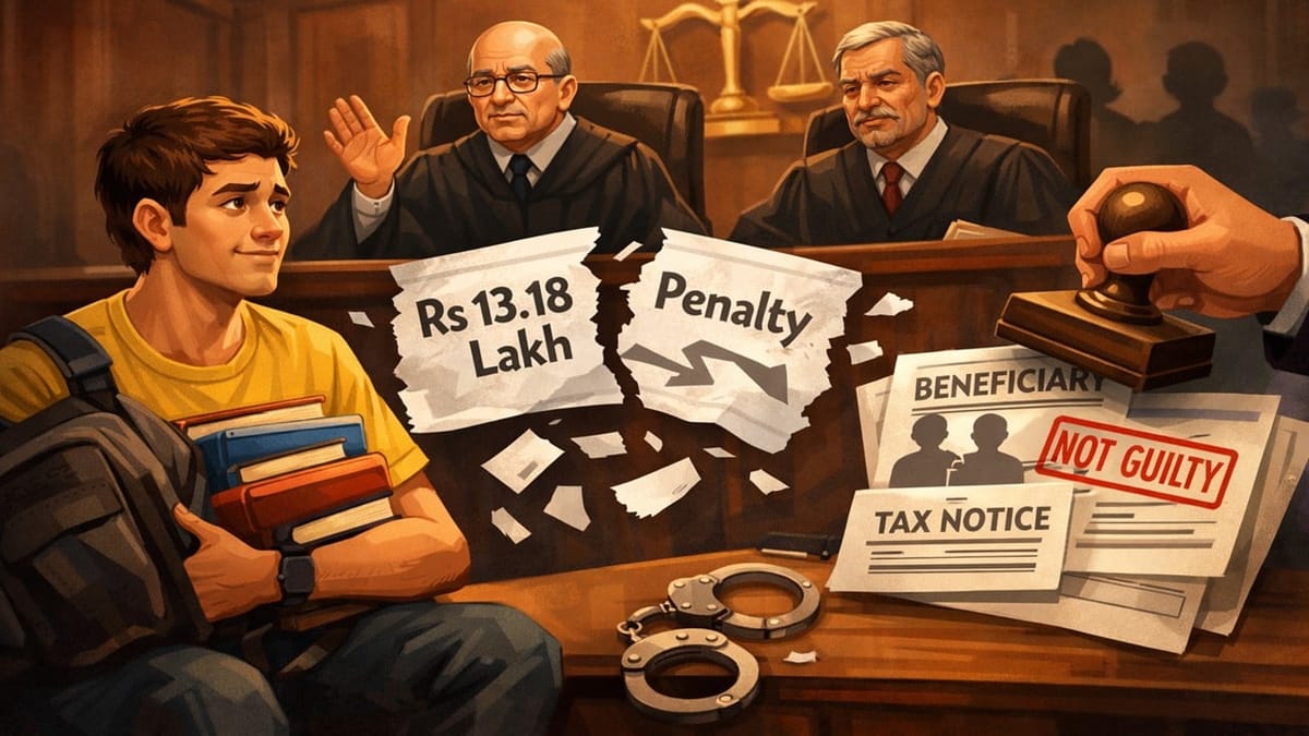 No Tax Liability for Student: ITAT Deletes Rs 13.18 Lakh Addition and Penalty in Crypto Deposit Case